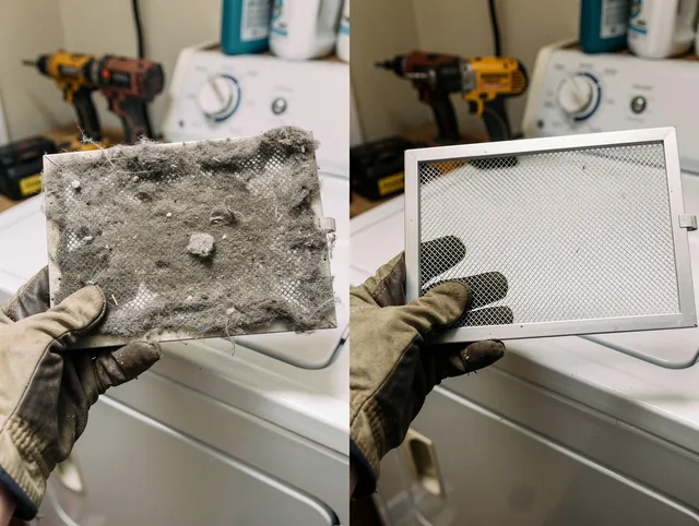 Professional lint trap cleaning by Walnut Park Dryer Vent Cleaning in Walnut Park