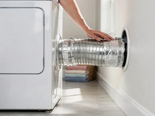 Professional dryer vent hose installation by Walnut Park Dryer Vent Cleaning in Walnut Park