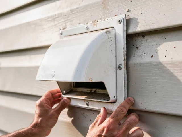 Walnut Park Dryer Vent Cleaning technician delivering thorough residential dryer vent cleaning service in Walnut Park
